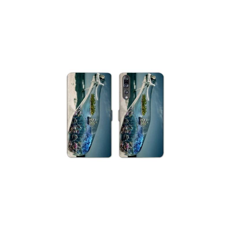 RV Housse cuir portefeuille Huawei P30 PRO Mer
