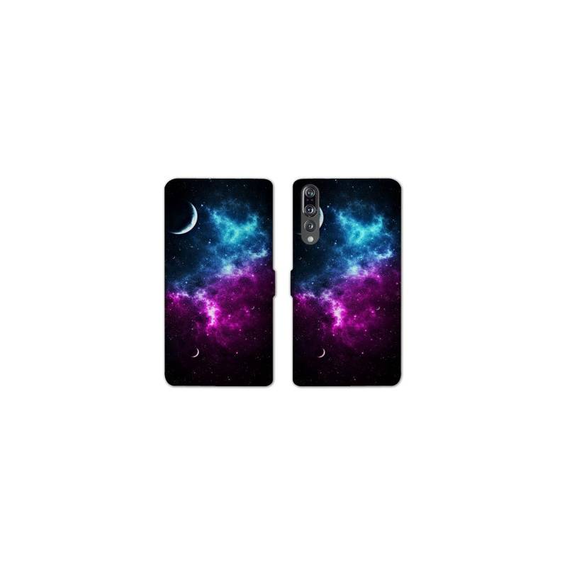 RV Housse cuir portefeuille Huawei P30 PRO Espace Univers Galaxie