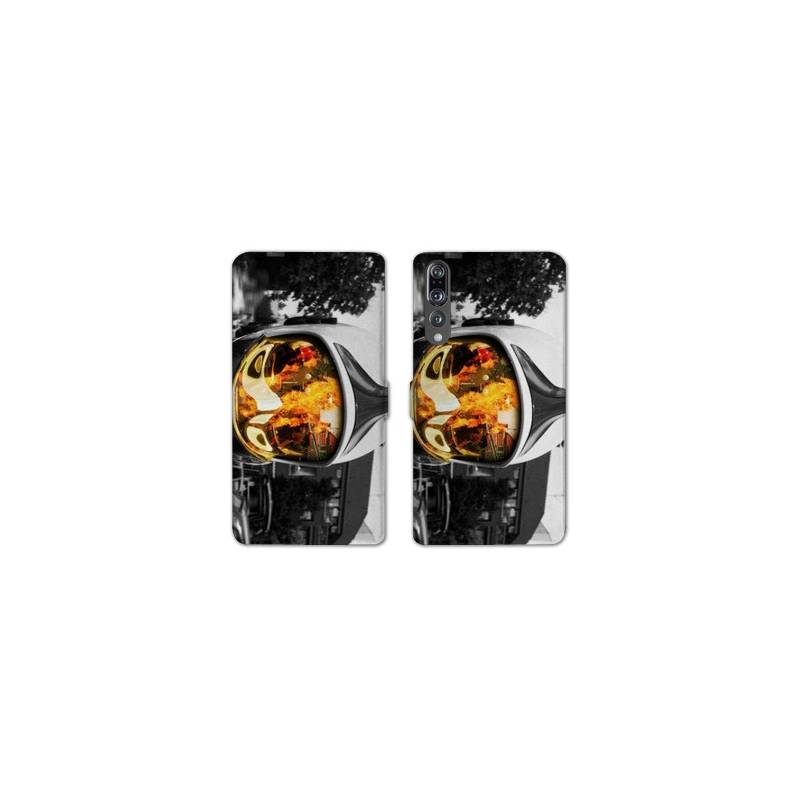 RV Housse cuir portefeuille Huawei P30 PRO pompier police