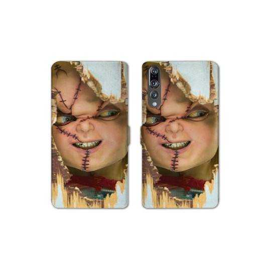 RV Housse cuir portefeuille Huawei P30 PRO Horreur