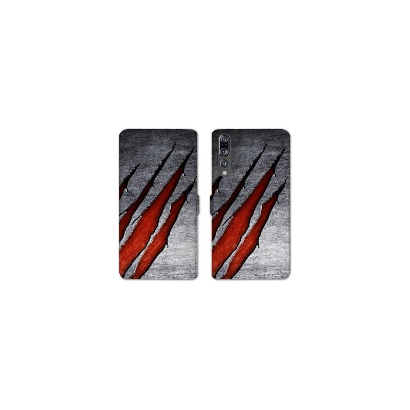RV Housse cuir portefeuille Huawei P30 PRO Texture