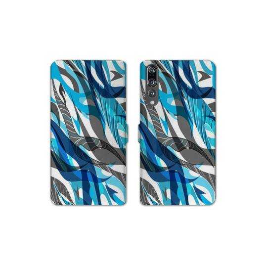 RV Housse cuir portefeuille Huawei P30 PRO Etnic abstrait