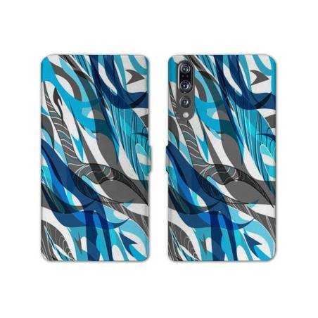 RV Housse cuir portefeuille Huawei P30 PRO Etnic abstrait