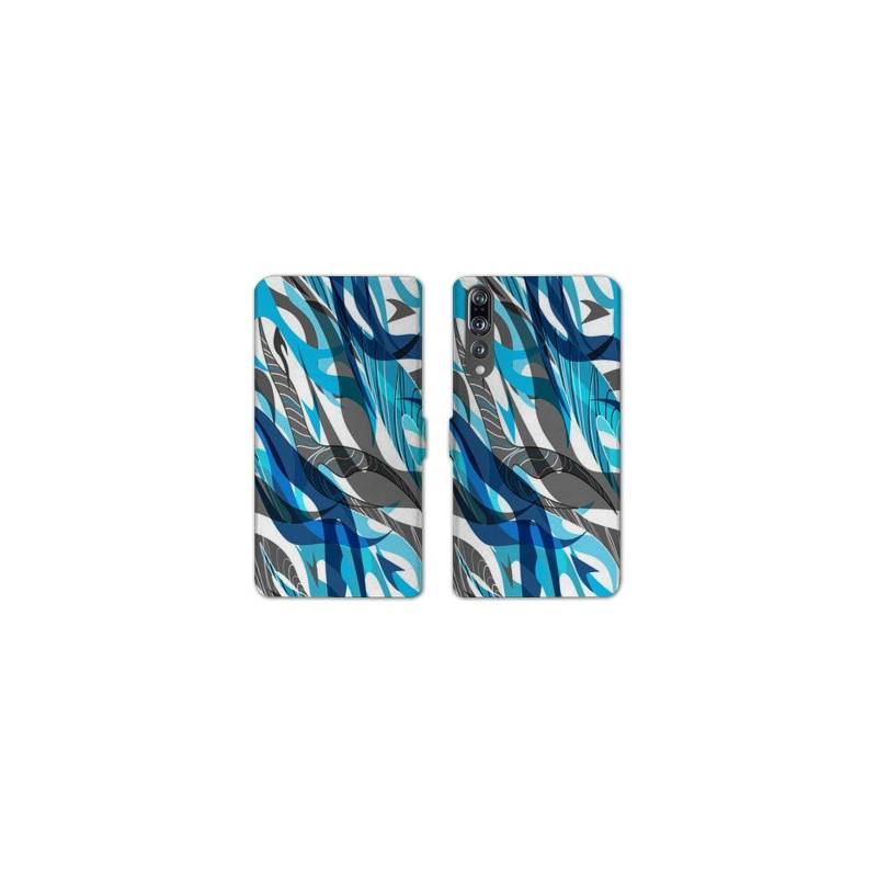 RV Housse cuir portefeuille Huawei P30 PRO Etnic abstrait