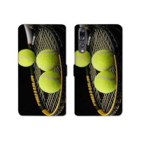 RV Housse cuir portefeuille Huawei P30 PRO Tennis