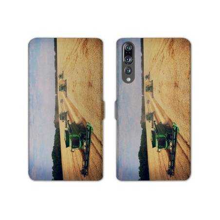 RV Housse cuir portefeuille Huawei P30 PRO Agriculture