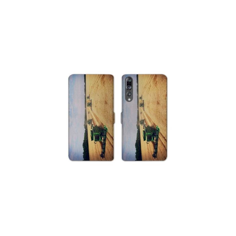 RV Housse cuir portefeuille Huawei P30 PRO Agriculture