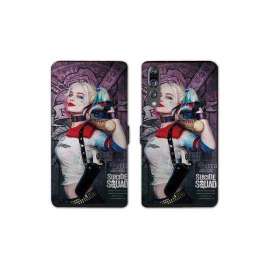RV Housse cuir portefeuille Huawei P30 PRO Harley Quinn