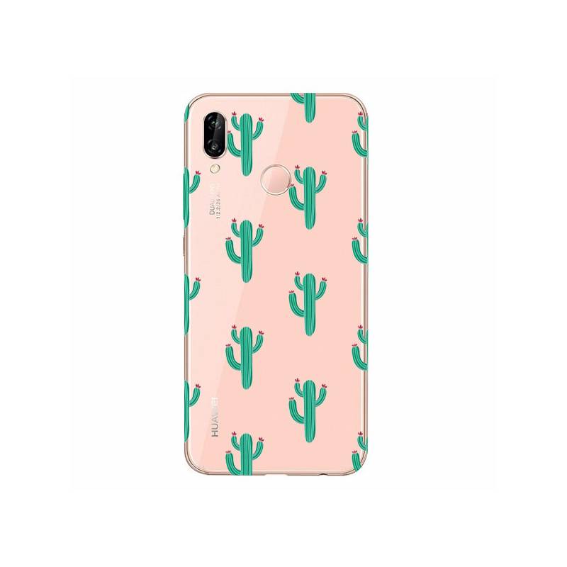 Coque transparente Huawei P30 Lite Cactus