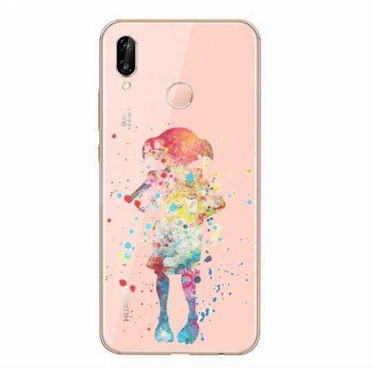 Coque transparente Huawei P30 Lite Dobby colore