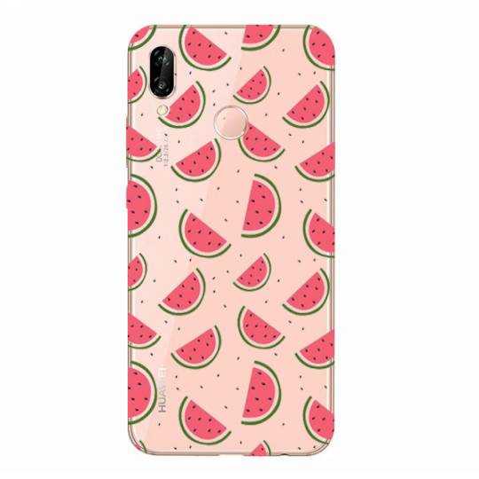 Coque transparente Huawei P30 Lite Pasteque