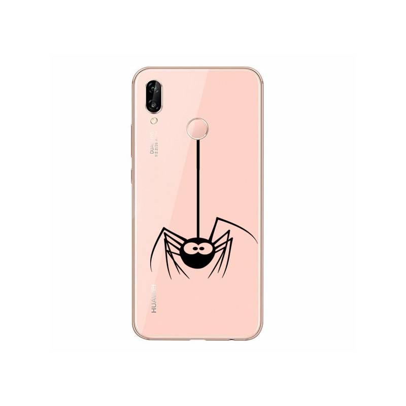 Coque transparente Huawei P30 Lite Araignee