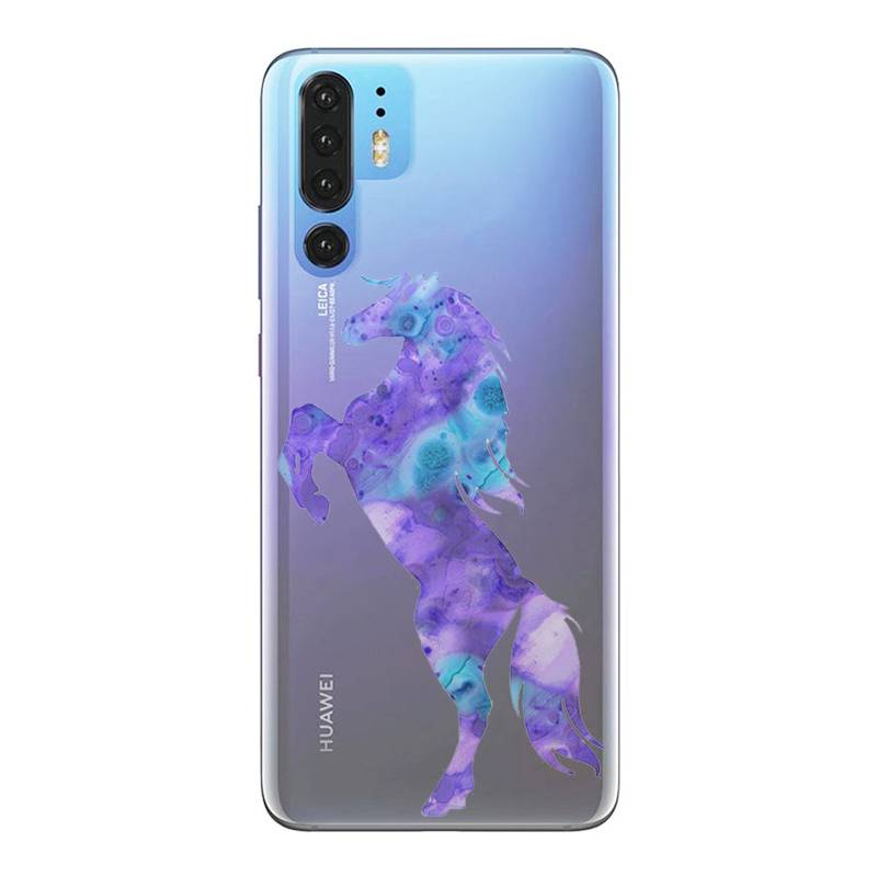 Coque transparente Huawei P30 Pro Cheval Encre