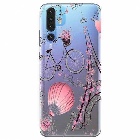 Coque transparente Huawei P30 Pro Paris mongolfiere