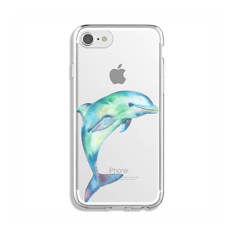 Coque transparente Iphone 6 / 6s Dauphin Encre