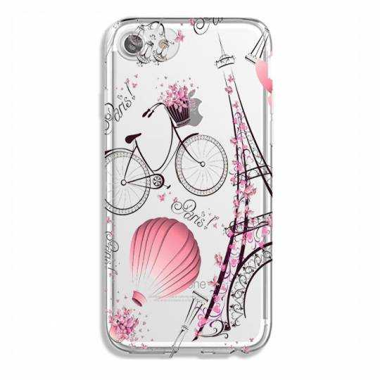 Coque transparente Iphone 6 / 6s Paris mongolfiere