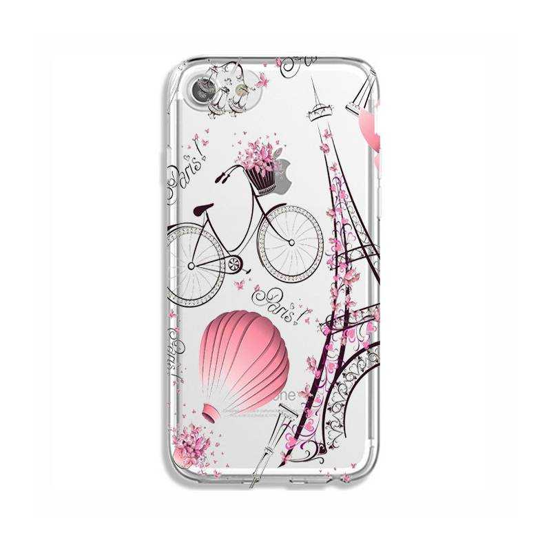 Coque transparente Iphone 6 / 6s Paris mongolfiere