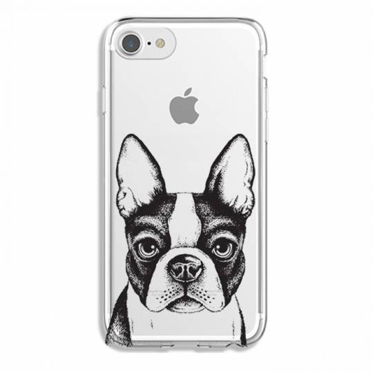 Coque transparente Iphone 7 / 8 Bull dog