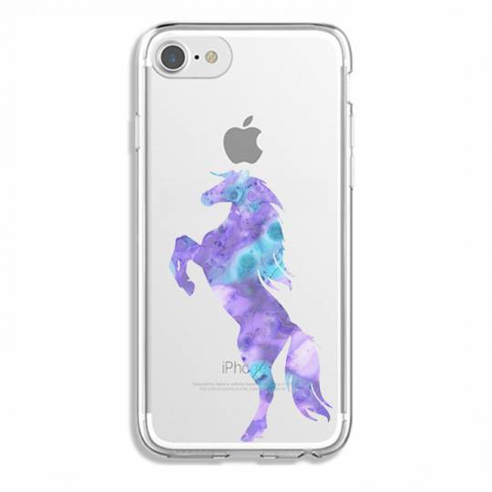 Coque transparente Iphone 7 / 8 Cheval Encre