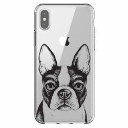 Coque transparente Iphone XR Bull dog