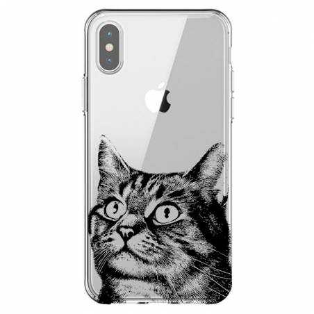 Coque transparente Iphone XR Chaton