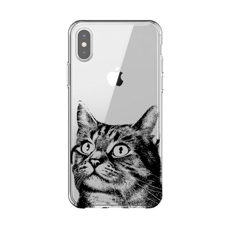 Coque transparente Iphone XR Chaton