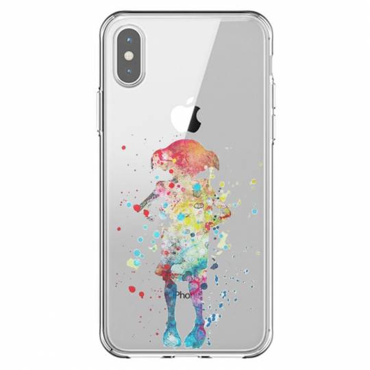 Coque transparente Iphone XR Dobby colore