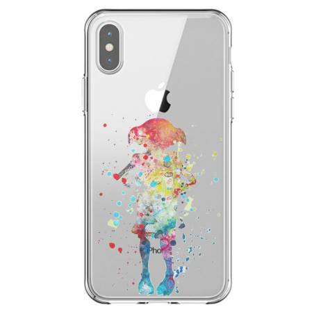 Coque transparente Iphone XR Dobby colore