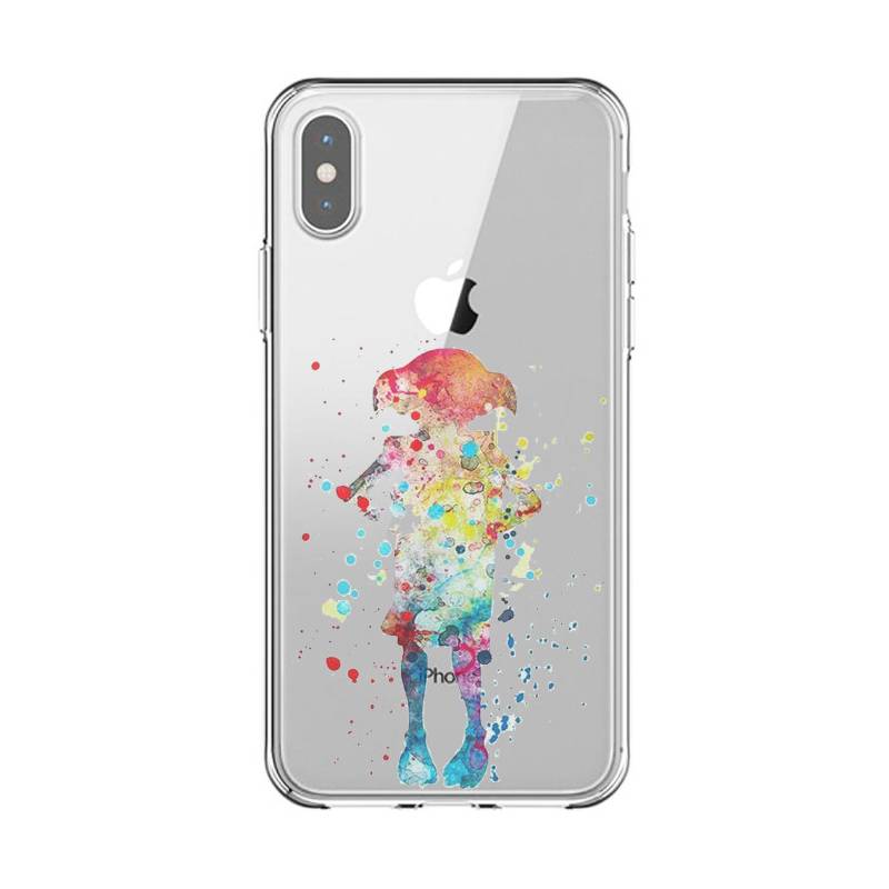 Coque transparente Iphone XR Dobby colore