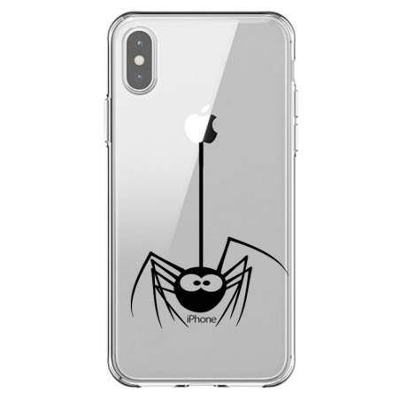 Coque transparente Iphone XR Araignee