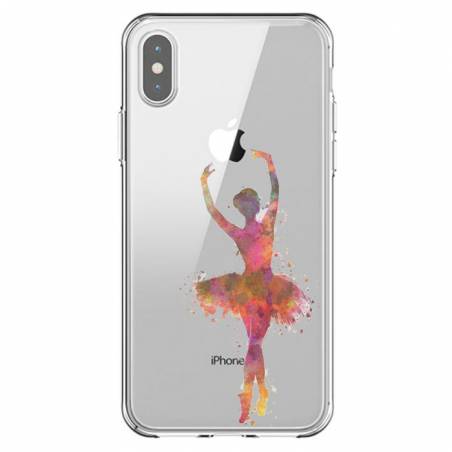 Coque transparente Iphone X / XS Danseuse etoile