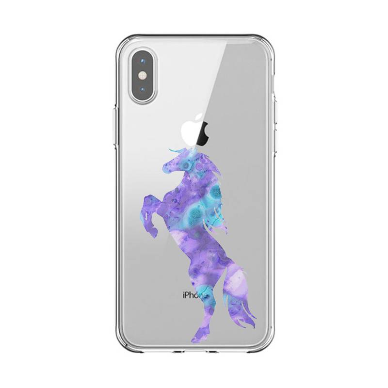 Coque transparente Iphone XS Max Cheval Encre