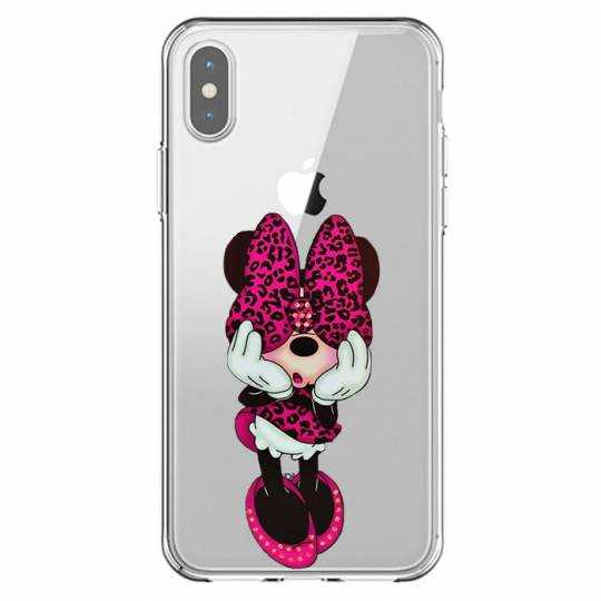 Coque transparente Iphone XS Max noeud papillon