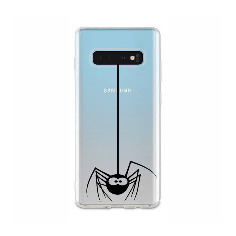 Coque transparente Samsung Galaxy S10 Araignee