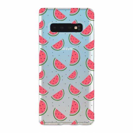 Coque transparente Samsung Galaxy S10 Pasteque