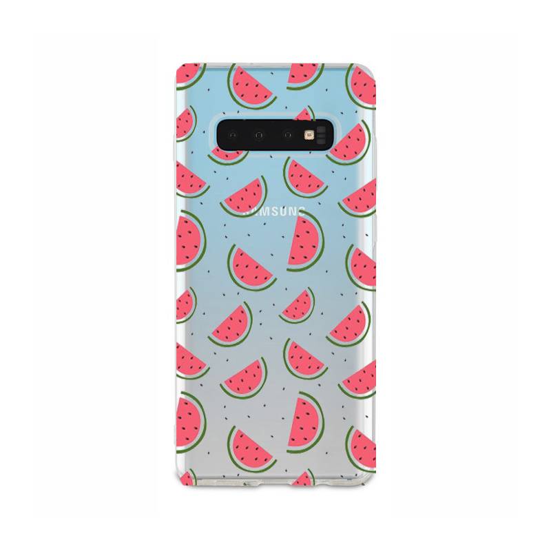 Coque transparente Samsung Galaxy S10 Pasteque