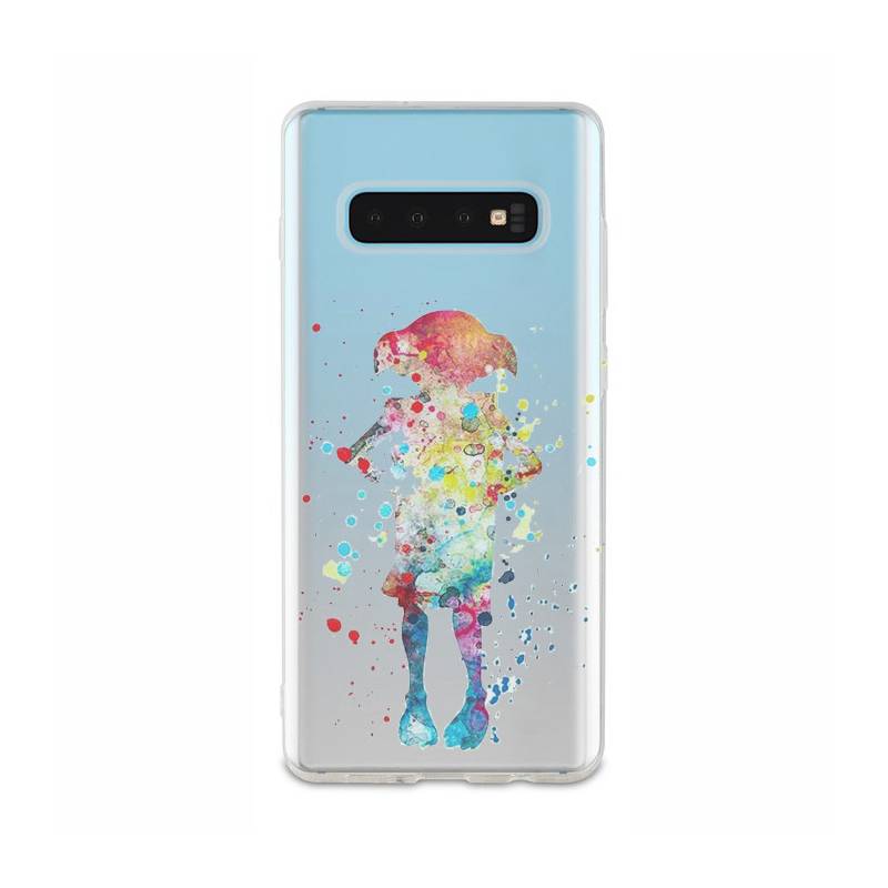 Coque transparente Samsung Galaxy S10 Dobby colore