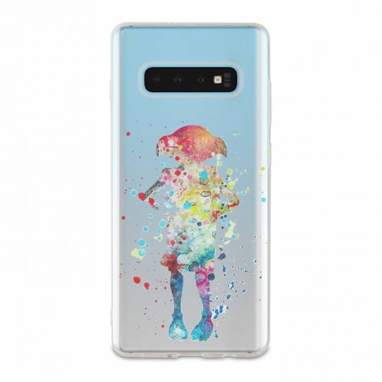 Coque transparente Samsung Galaxy S10e Dobby colore
