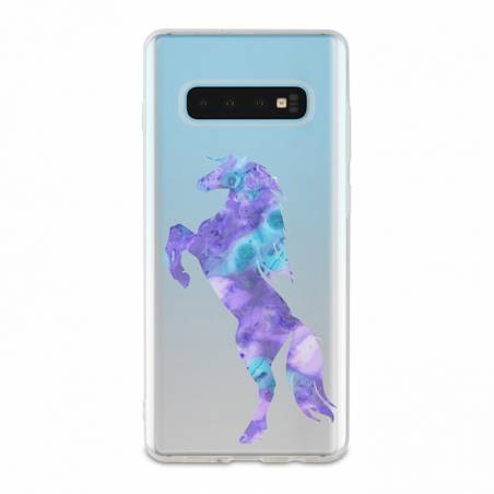 Coque transparente Samsung Galaxy S10e Cheval Encre