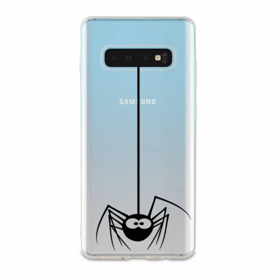 Coque transparente Samsung Galaxy S10 Plus Araignee