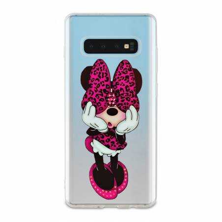 Coque transparente Samsung Galaxy S10 Plus noeud papillon