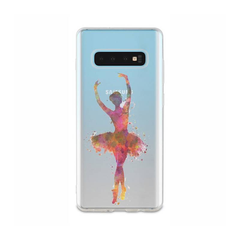 Coque transparente Samsung Galaxy S10 Plus Danseuse etoile