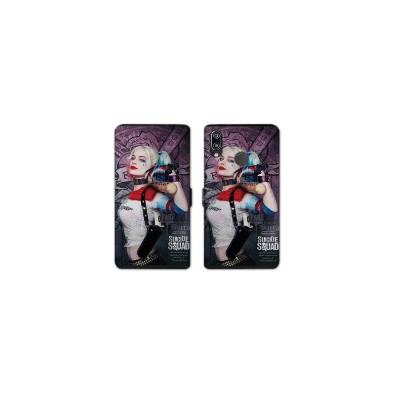 RV Housse cuir portefeuille Huawei P30 LITE Harley Quinn