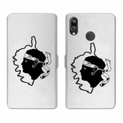 RV Housse cuir portefeuille Huawei P30 LITE Corse