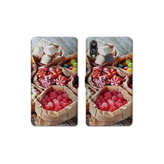 RV Housse cuir portefeuille Huawei P30 LITE Gourmandise