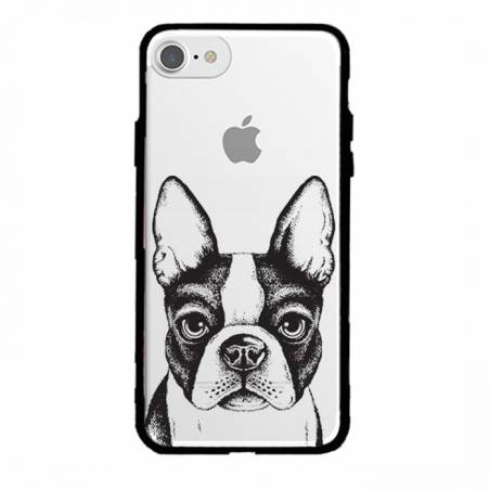 Coque transparente magnetique Apple Iphone 6 / 6s Bull dog