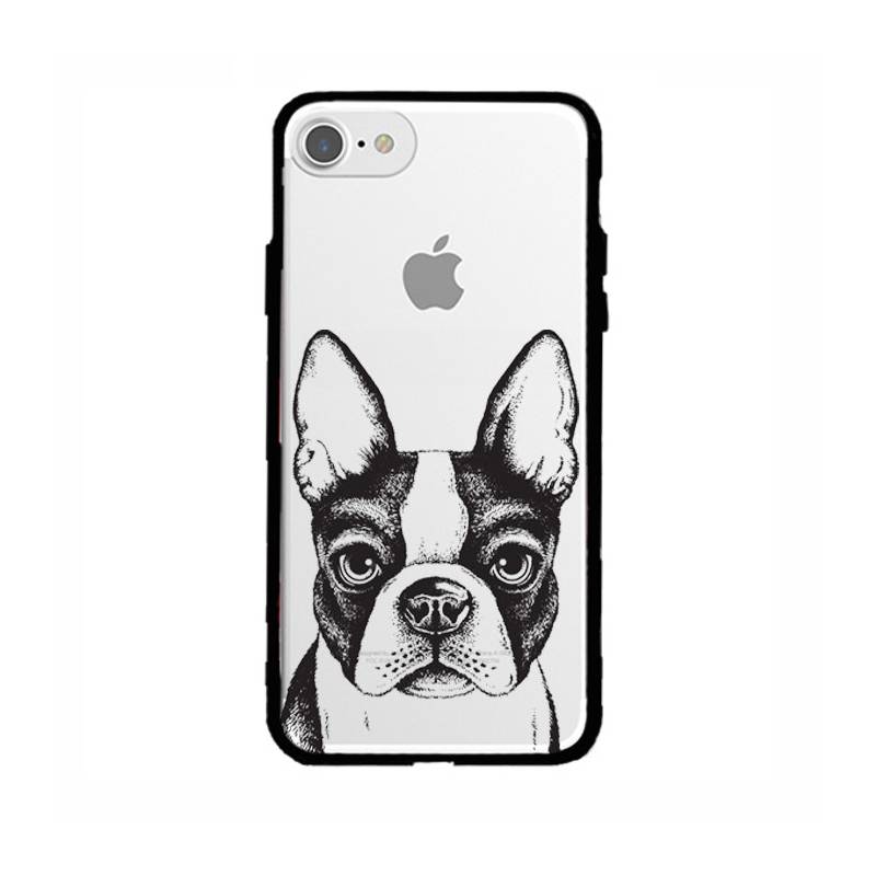 Coque transparente magnetique Apple Iphone 6 / 6s Bull dog