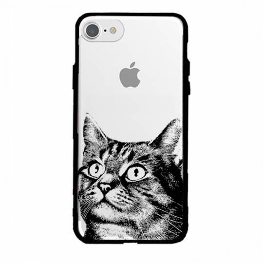 Coque transparente magnetique Apple Iphone 6 / 6s Chaton