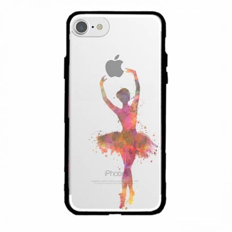 Coque transparente magnetique Apple Iphone 6 / 6s Danseuse etoile