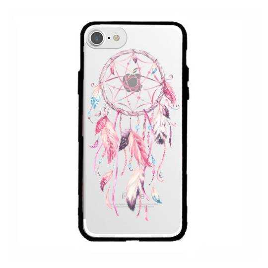 Coque transparente magnetique Apple Iphone 6 / 6s feminine attrape reve rose
